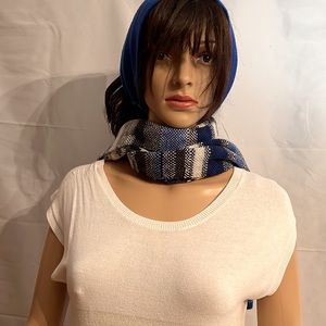 Charming Charlie Blue & White Dress (L)